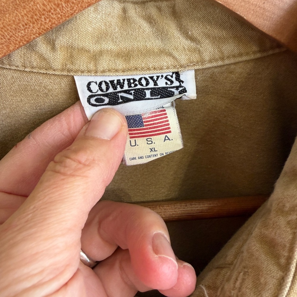 Vintage size XL Cowboy’s Only brand western button up. Made in the USA. - Picture 2 of 8